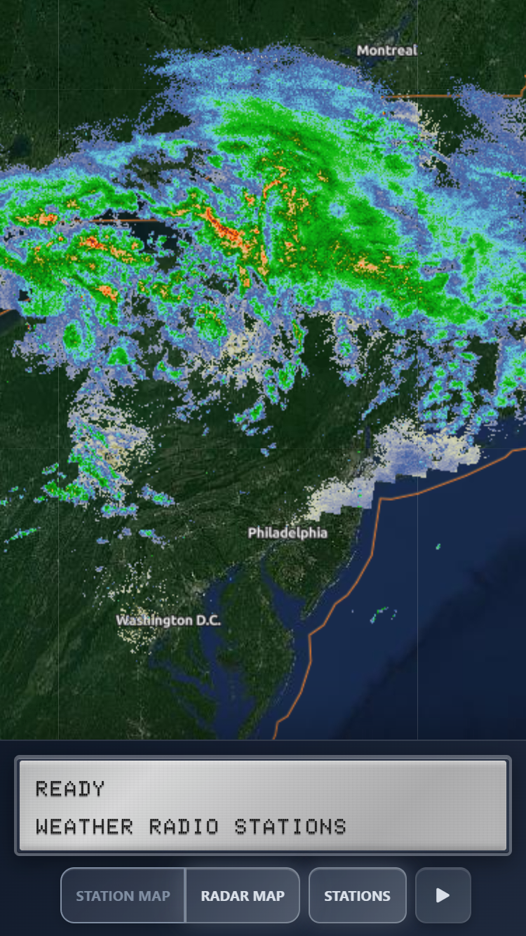 Weather Radio Screenshot 1