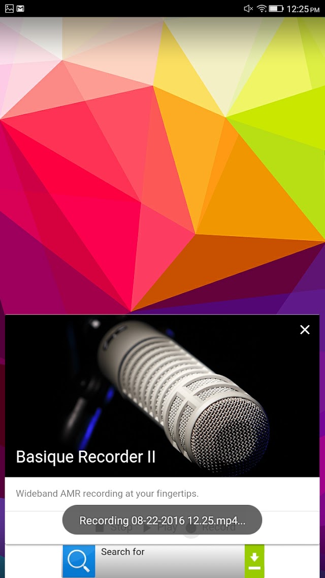 Wideband AMR Recorder II (High Compression Voice) screenshot 2